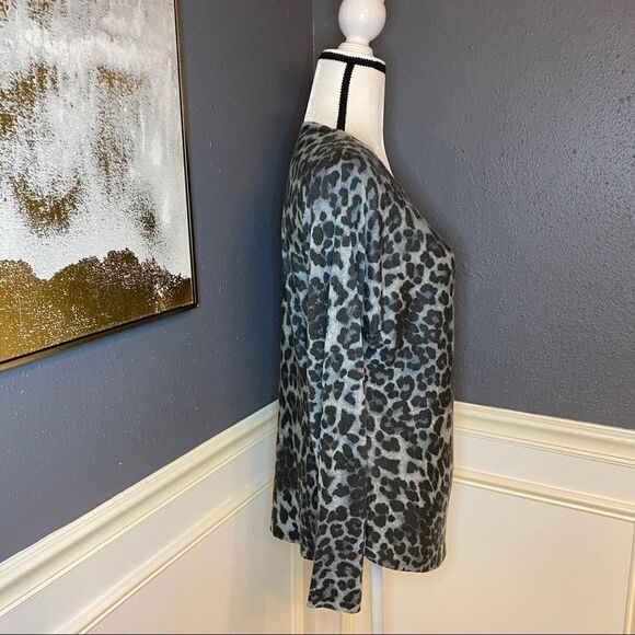 M Magaschoni Leopard Print Cashmere Sweater - Picture 6 of 11